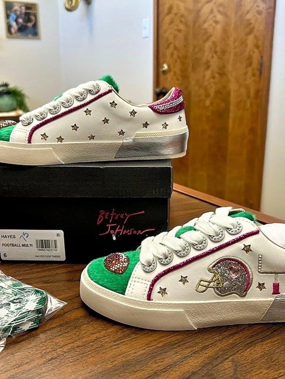 Betsey Johnson, Hayes Football Multi Sneakers